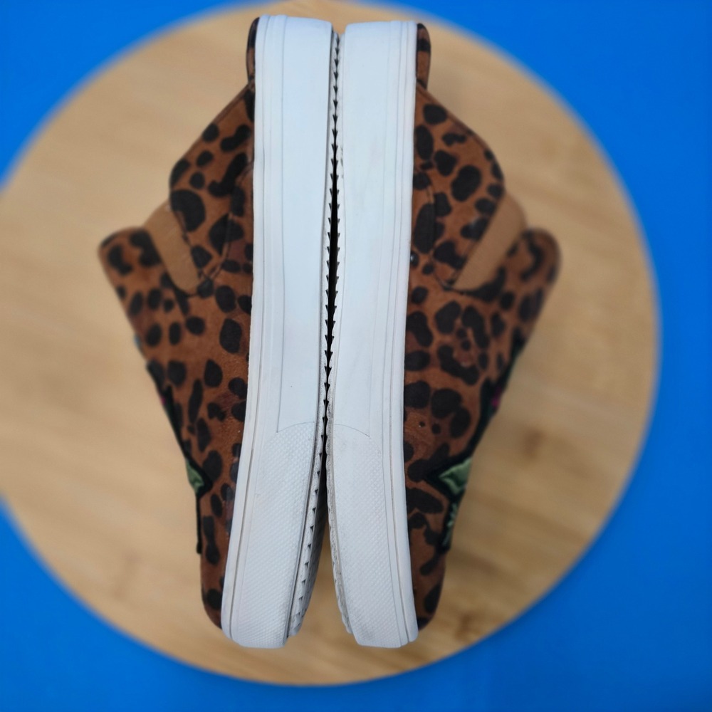Steven Natural Comfort Leopard Floral Embroidered Mule Sneakers‎ Size 9M - Picture 5 of 8